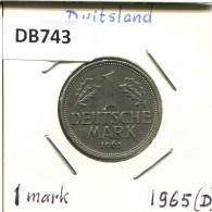 1 DM 1965 D BRD ALEMANIA Moneda GERMANY #DB743.E - 1 Mark