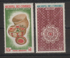 Comores 1963 Artisanat PA 8-9, 2 Val ** MNH - Poste Aérienne