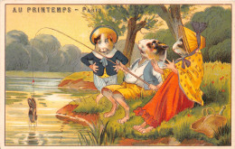 AU PRINTEMPS - PARIS - Werbepostkarten