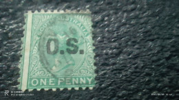 AVUSTURALYA--SOUTH AUSTRALYA -1876                2P           VICTORIA       RESMİ PUL  USED - Used Stamps