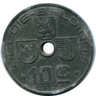 10 CENTIMES 1944 BÉLGICA BELGIUM Moneda BELGIE-BELGIQUE #AX366.E - 10 Centimes & 25 Centimes