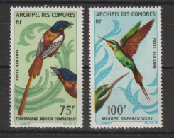 Comores 1967 Oiseaux PA 20-21, 2 Val ** MNH - Posta Aerea