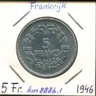 5 FRANCS 1946 FRANCE Coin Provisional Government #AM366 - 5 Francs