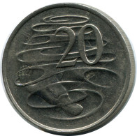 20 CENTS 1981 AUSTRALIEN AUSTRALIA Münze #AR896.D - 20 Cents