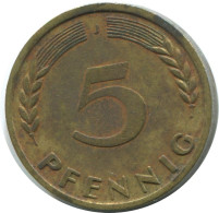 5 PFENNIG 1950 J BRD DEUTSCHLAND Münze GERMANY #AD875.9.D - 5 Pfennig