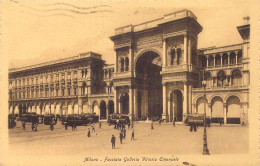 ITALIE - Milano - Facciata Galleria Vittorio Emanuele  - Carte Postale Ancienne - Milano (Milan)