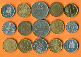 SPAIN Coin SPANISH Coin Collection Mixed Lot #L10235.1.U - Sammlungen