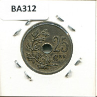 25 CENTIMES 1927 DUTCH Text BELGIEN BELGIUM Münze #BA312.D - 25 Cents