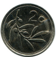 2 CENTS 1991 MALTE MALTA Pièce #AZ300.F - Malta