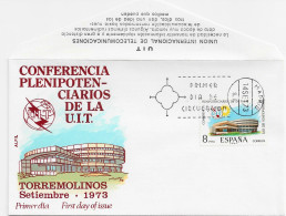 3766  FDC Madrid 1973, Torremolinos, Conferencia Plenipotenciarios De La U.l.T. - FDC