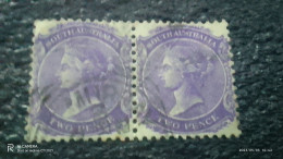 AVUSTURALYA--SOUTH AUSTRALYA -1899 -1905              2P           VICTORIA       RESMİ PUL  USED - Used Stamps