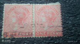 AVUSTURALYA--SOUTH AUSTRALYA -1899 -1905              1P           VICTORIA       RESMİ PUL  USED - Used Stamps