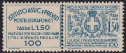 Assicurativi Postetelegrafonici 1,50 Sass 17  MNH** Cv 375 - Nuevos