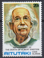 AITUTAKI - 1v - MNH - Einstein Nobel Physics - Mathematics - Nuclear - Atoms Physik - Mathematik  - Atome - Albert Einstein