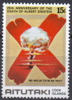 AITUTAKI - 1v - MNH - Einstein Nobel Physics - Mathematics - Nuclear Testing Ban Treaty - Atoms Physik - Atome - Atoom