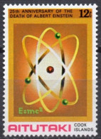 AITUTAKI 1980 - 1v - MNH - Einstein Nobel Physics - Mathematics - Nuclear Testing Ban Treaty - Atoms Physik - Atome - Atome