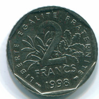 2 FRANCS 1998 FRANCE Pièce SEMEUSE ( Etat ) UNC #FR1090.5.F - 2 Francs