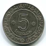 5 DINARS 1972 ARGELIA ALGERIA Moneda #AP514.E - Algérie