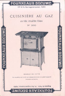 Buvard :   Gérard  Bécuwe  :  Cuisinière Au Gaz N°200     ///  Réf.  Mai. 23 - Electricity & Gas