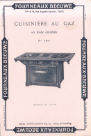 Buvard :   Gérard  Bécuwe  :  Cuisinière Au Gaz N° 154    ///  Réf.  Mai. 23 - Electricité & Gaz