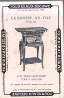 Buvard :   Gérard  Bécuwe  :  Cuisinière à Gaz 123 Et 124 (traces)  ///  Réf.  Mai. 23 - Electricité & Gaz