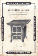 Buvard :   Gérard  Bécuwe  :  Cuisinière Table Chauffante (traces)  ///  Réf.  Mai. 23 - Electricité & Gaz