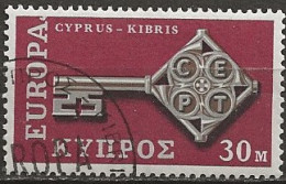 CHYPRE YT N° 300 - Oblitéré - EUROPA - 1968