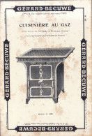 Buvard :   Gérard  Bécuwe  :  Cuisinière Avec Four Grillade (trace)   ///  Réf.  Mai. 23 - Electricité & Gaz