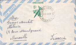 ARGENTINE SEUL SUR LETTRE POUR LA FRANCE 1968 - Covers & Documents