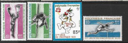 Jeux Du Pacifique Sud à Tahiti & Nouméa.   4 Timbres Neufs ** Côte 40 Euro - Neufs