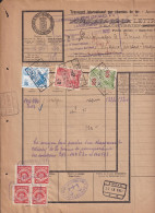 DDEE 190 - Lettre De Voiture USELDANGE 1932 - Timbres Fiscaux + Chemin De Fer Prince Henri STEINFORT + Guillaume - Fiscaux