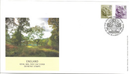 Great Britain Regional Issues 2005  Definitive Stamps   National Symbols, Oak    Mi  11  FDC - Angleterre