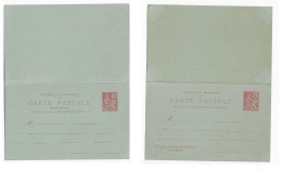 Carte Postale Entier Postal Avec Réponse Payée 10c Mouchon Millésime 131 Yv 112-CPRP1 Storch 1902 D6 - Postales Tipos Y (antes De 1995)