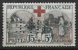 France 1918 Y.T N°156 Neuf * Perforé TH - Croix Rouge 15c + 5c Infirmière Et Navire-hôpital "Asturia" - Ungebraucht