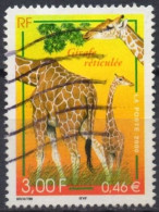 FRANCE 2000 - 1v - Used - Giraffes Giraffe Girafes Giraffen Girafe Giraffe Jirafa Jirafas - Mammals - Fauna - Jirafas