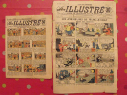 2 N° De Le Petit Illustré. 1933 Et 1936. Félix Le Chat, Bibi Fricotin . à Redécouvrir - Andere & Zonder Classificatie