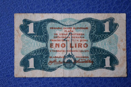 Banknotes Yugoslavia 1 Lira Yugoslav Partisans - Slovenia P# S110 - Yougoslavie