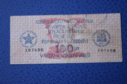 Banknotes Yugoslavia 100 Lit  Yugoslav Partisans - Slovenia - Yougoslavie