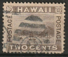 Hawaii 1894 2c. Brown Used,  Scott 75 - Hawaï