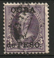 Cuba 1899 3c On 3c Used Scott 224. - Kuba