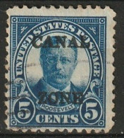 Canal Zone 1924 5c Used Scott 74 - Kanalzone