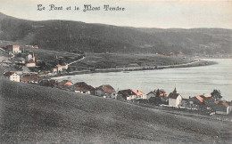 Lac De Joux Le Pont L'Abbaye Et Le Mont Tendre Colorisée - L'Abbaye