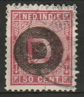 Ned Indie 1911 Dienst 50 Ct. NVPH D06 Gestempeld/ Cancelled.  - Indes Néerlandaises