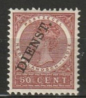 Ned Indie 1911 Dienst 50 Ct. NVPH D25 MNH** - Indes Néerlandaises