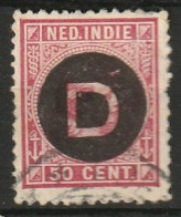 Ned Indie 1911 Dienst 50 Ct. NVPH D06 Gestempeld/ Cancelled.  - Indes Néerlandaises