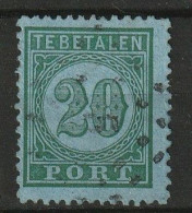 Ned Indie 1874 20ct Port  NVPH P4C Perforation 12,5:12. See Description And 2 Scans - Indes Néerlandaises