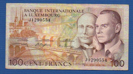 LUXEMBOURG - P.14A – 100 Francs 1981 AVF, S/n J1290554 - Luxembourg
