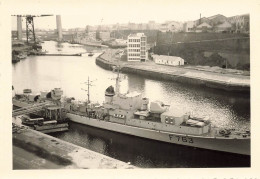 Brest * Bateau Navire De Guerre BOULONNAIS Boulonnais Et Port * 2 Photos Anciennes 10.5x7.5cm - Brest