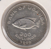 @Y@    200 Shillings   1998   Oeganda / Uganda        (3256) - Ouganda