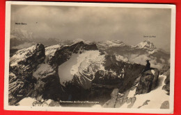 HA3-24  Panorama Du Grand Muveran Sur Leytron Chamoson . Dent Du Midi Circulé 1927 Perrochet-Matile 6167 - Chamoson